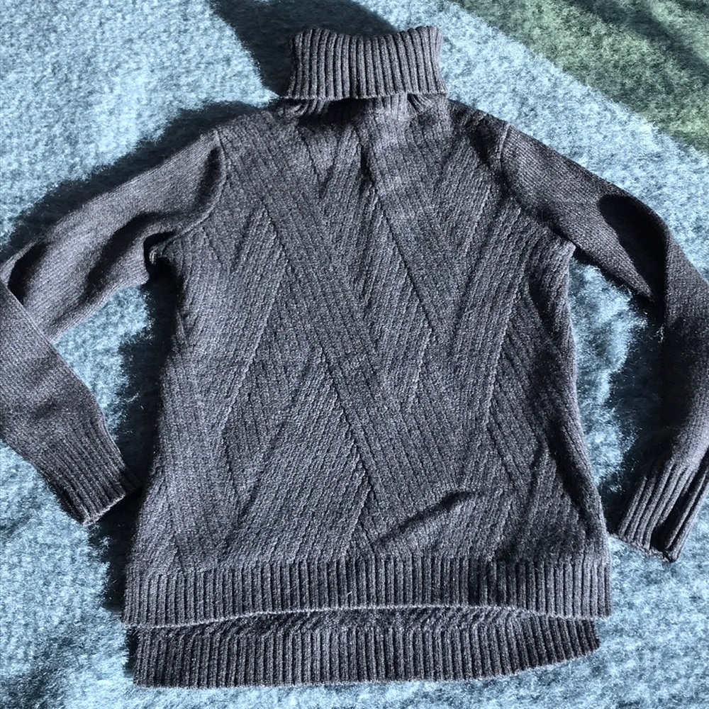 Vince Charcoal Grey Alpaca and Wool Sweater